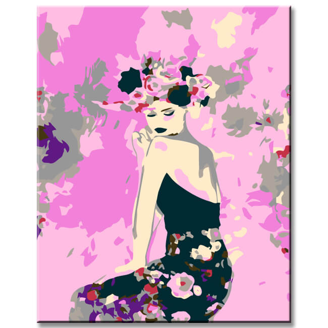 Paint by Numbers Lady Grace Art
