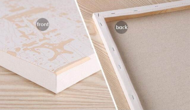 Paint by Numbers Art Minimalism Drawing Font