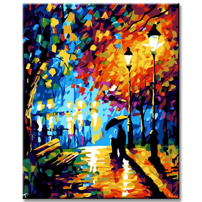 Painting by numbers The loneliness of autumn