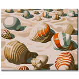 De Chirico Shell Beach - Painting by Numbers