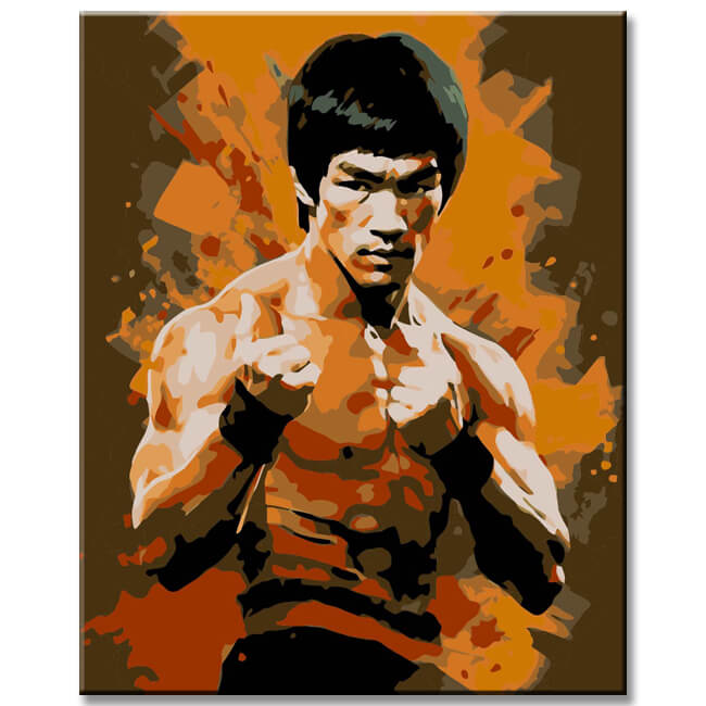 Bruce Lee - Painting by Numbers