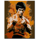 Bruce Lee - Painting by Numbers