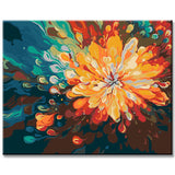 Colorful flowers - painting by numbers