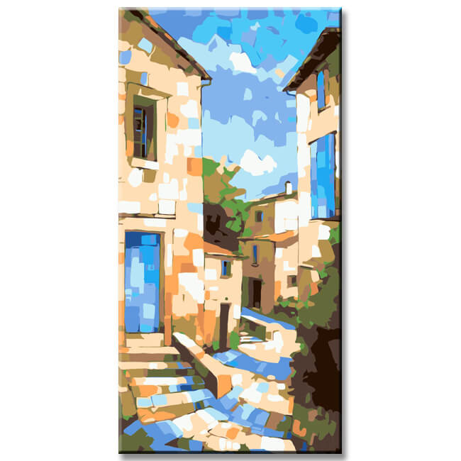 European alleys - painting by numbers