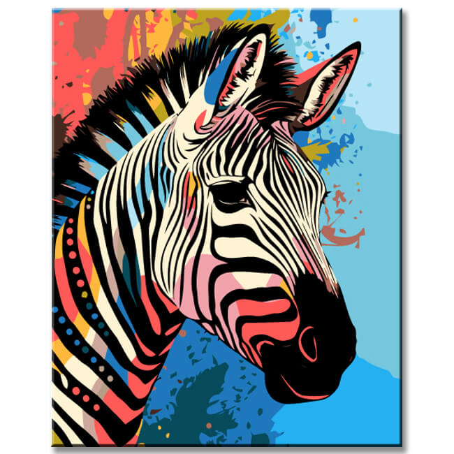 Exotic Animals Canvas Art VIbrant And Detailed Gallery Wall Art