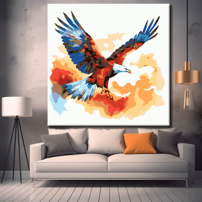Paint By Numbers Bald Eagle