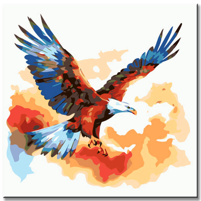 Paint By Numbers Bald Eagle