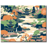 Painting by Numbers China Landscape Pagoda