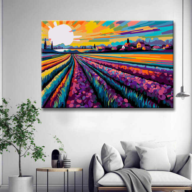 Keukenhof Flowers Dream - Painting by Numbers, shipping from DE