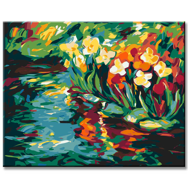 Daffodil magic painting by numbers - shipping from DE