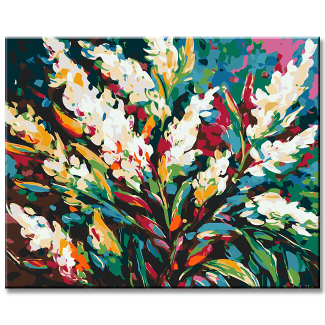 Heather magic in nature painting by numbers - shipping from DE