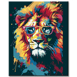 Cosmic Lion - Painting by Numbers