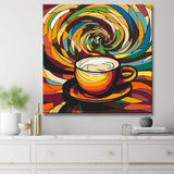 Abstract Coffee Cup - Paint by Numbers