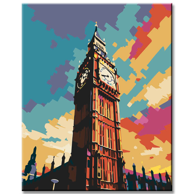 Big Ben London UK - Paint by Numbers