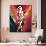 Abstract Fashion Model - Paint by Numbers