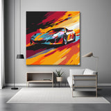 Colorful Abstract Cars - Painting by Numbers