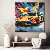 Graffiti Lamborghini - Paint by Numbers