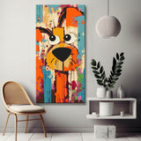 Abstract Dog Portrait - Painting by Numbers