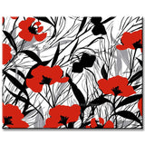 Black and White Floral Pattern 2 - Painting by Numbers