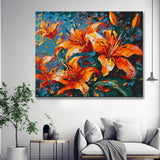 Bright lilies painting by numbers - shipping from DE