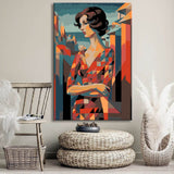 Painting by Numbers Art - Red Beauty in Kurasov Style