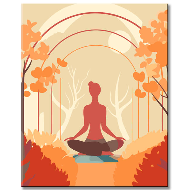 ExclusIVe Yoga Canvas ArtStylish And ExpressIVe Gallery Wall Pictures, 4 Pieces