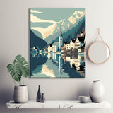 Hallstatt Austria - paint by numbers