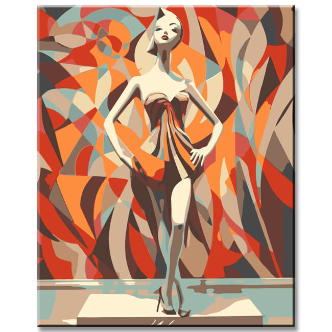 Abstract High Heels - Painting by Numbers