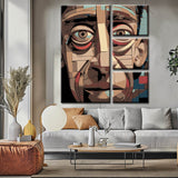 Paint by Numbers Comic Painting 4-Panel