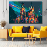 Illustration Church Painting by Numbers