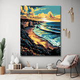 Fantastic Great Ocean Road painting by numbers - shipping from DE