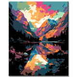 Mystical Alps Painting by Numbers - Shipping from DE