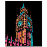 Fascinating Big Ben painting by numbers - shipping from DE