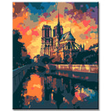 Colorful Cathedral: Painting by Numbers - Shipping from DE