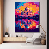 Dreamlike Taj Mahal painting by numbers - shipping from DE