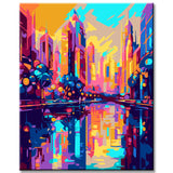 Fantastic Honolulu painting by numbers - shipping from DE