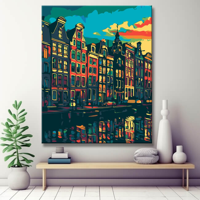 City View - Painting by Numbers, Artistic Architecture