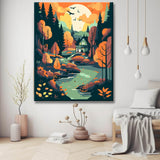 Fairytale Black Forest adventure - painting by numbers