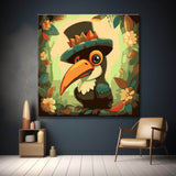 Colorful toucan - painting by numbers