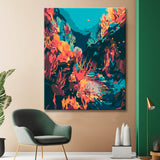 Dreamlike sea world painting by numbers - shipping from DE