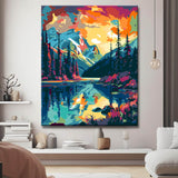 Banff Canada Painting by Numbers - Shipping from DE