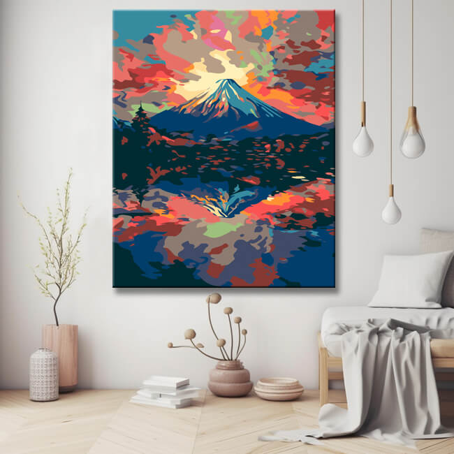 Fantastic Mount Fuji Painting By Numbers -