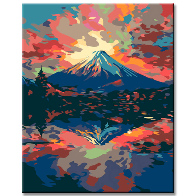 Fantastic Mount Fuji Painting By Numbers -