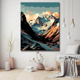 Alpine Landscape Painting By Numbers