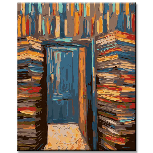 Bookcase - Paint by Numbers