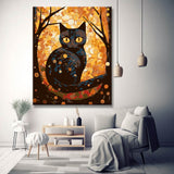 Cat in Klimt style - painting by numbers