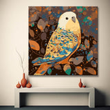 Budgie in Klimt style - painting by numbers