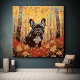 French Bulldog in the Magic Forest - Painting by Numbers