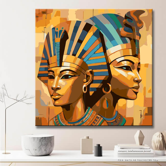 Egypt Pharaoh - Painting by Numbers