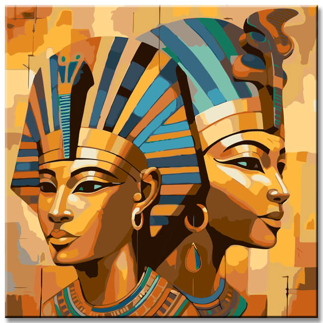 Egypt Pharaoh - Painting by Numbers